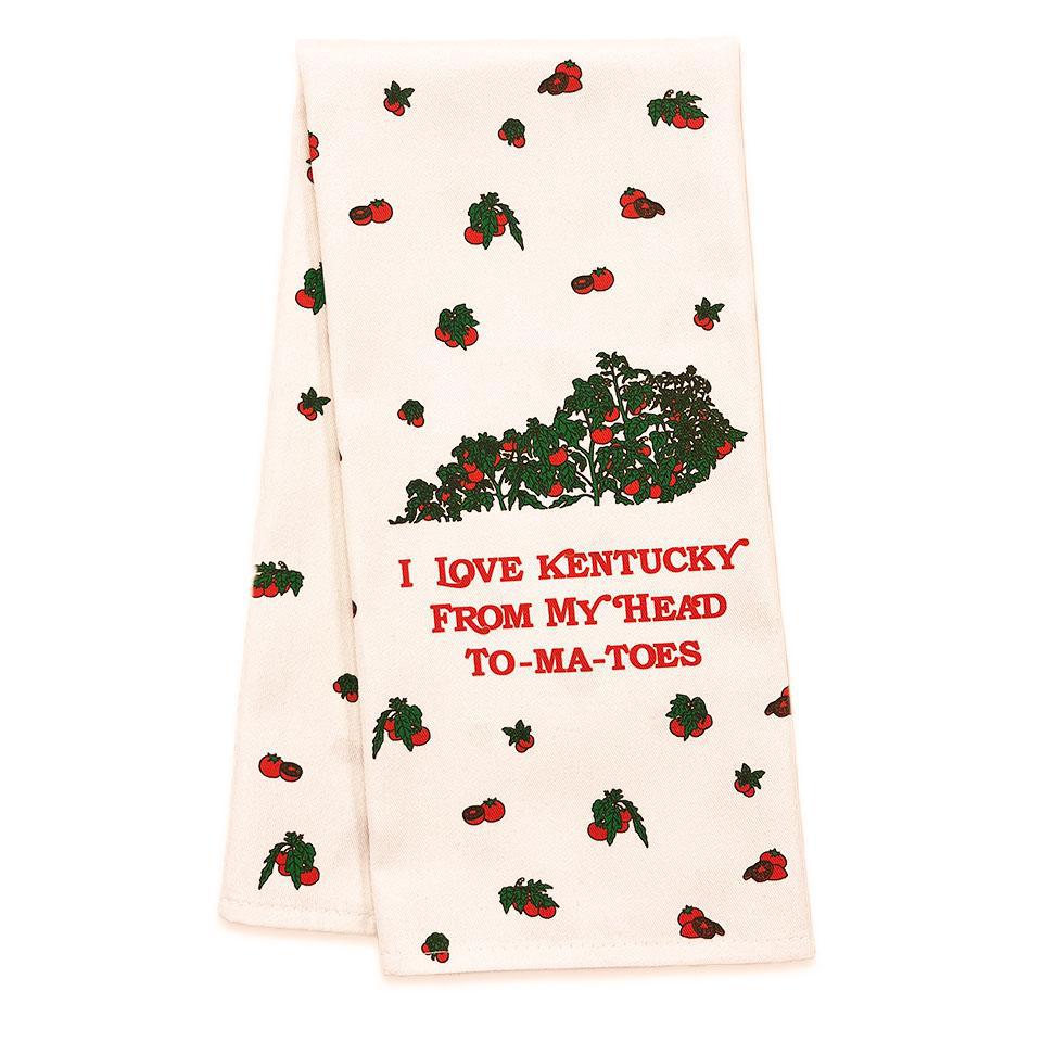 Kentucky Tomatoes Tea Towel