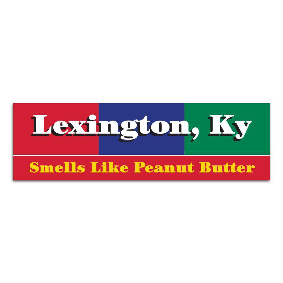 Lexington Smells Like Peanut Butter Bumper Sticker