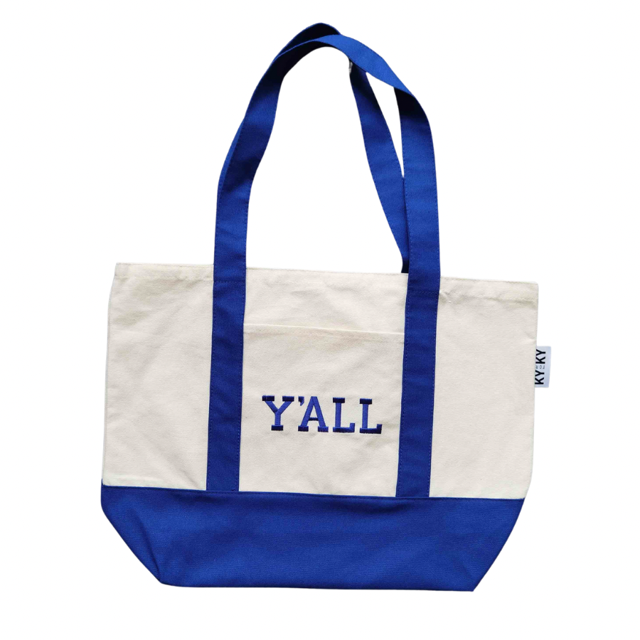 Y'ALL Bag Embroidered Large Tote Bag