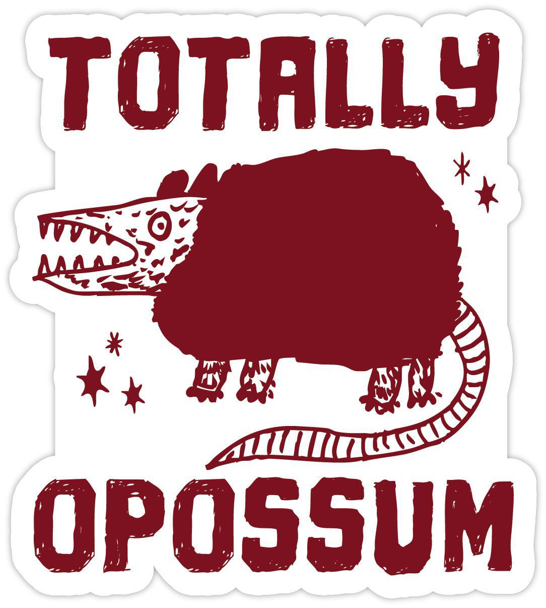 Totally Opossum Sticker