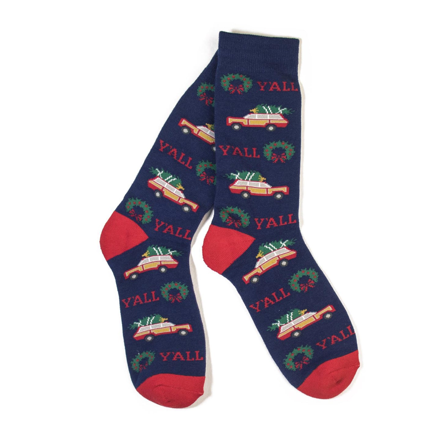 Y'alliday Socks (Navy)
