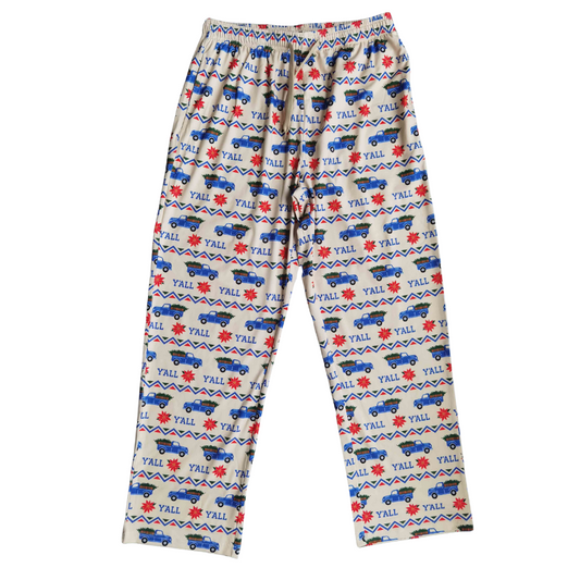 Y'alliday Truck Pajama Bottoms
