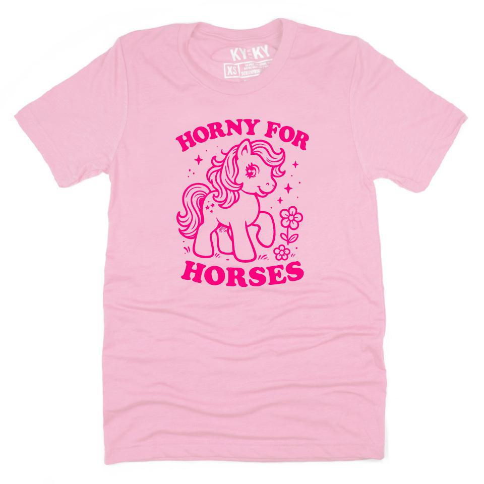 Horny For Horses T-Shirt