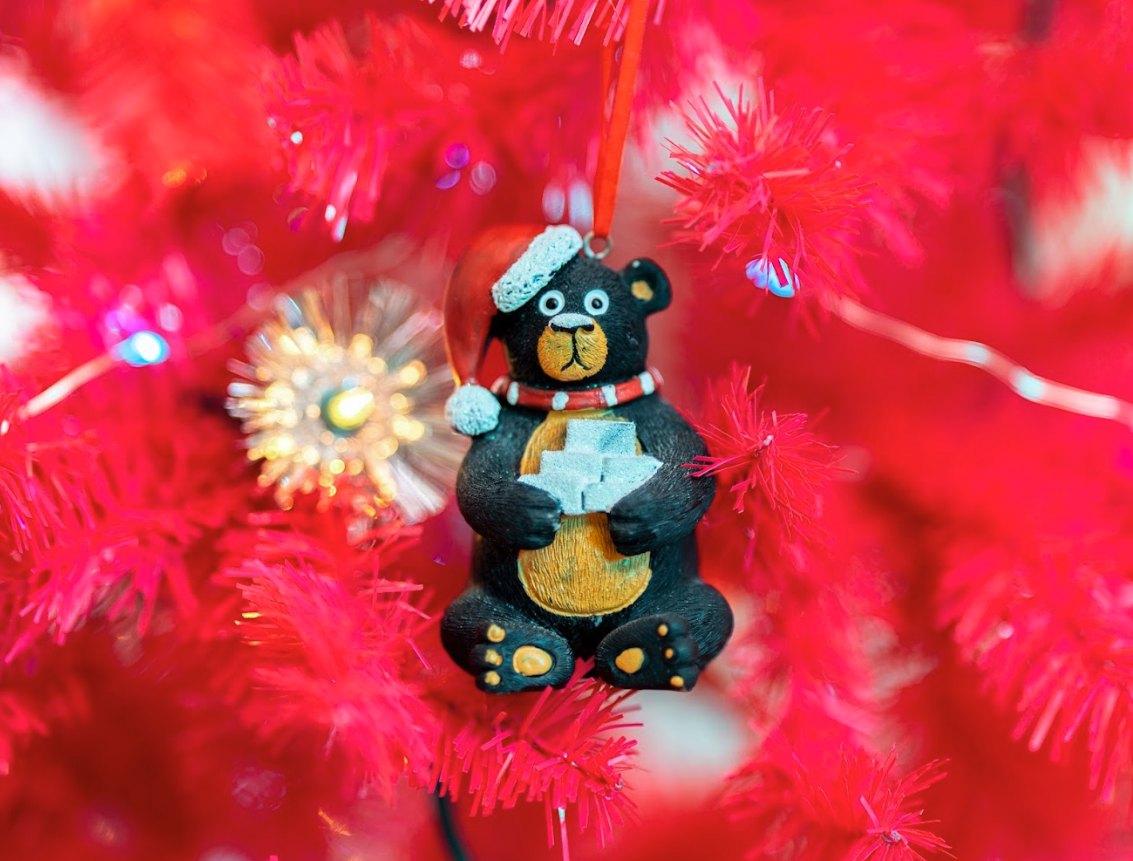 Cocaine Bear Figurine Ornament