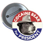 Cocaine Bear for President Button