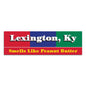 Lexington Smells Like Peanut Butter Bumper Sticker