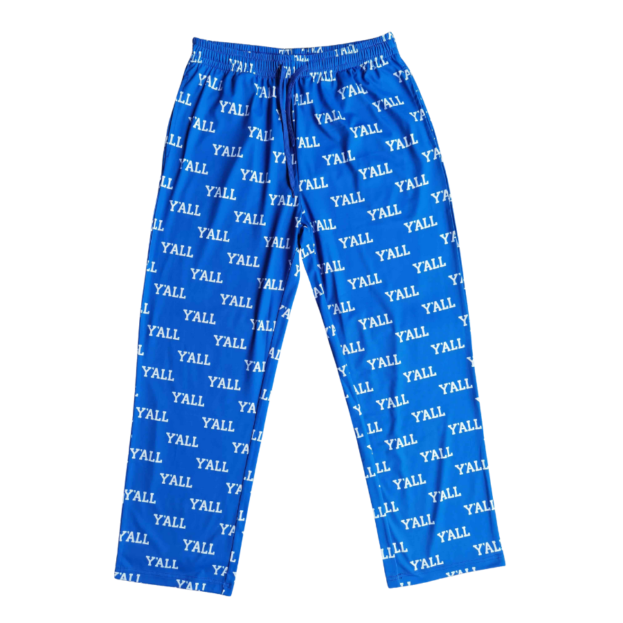 Y'ALL Pajama Bottoms (Blue)