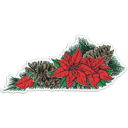 Poinsettia KY Sticker