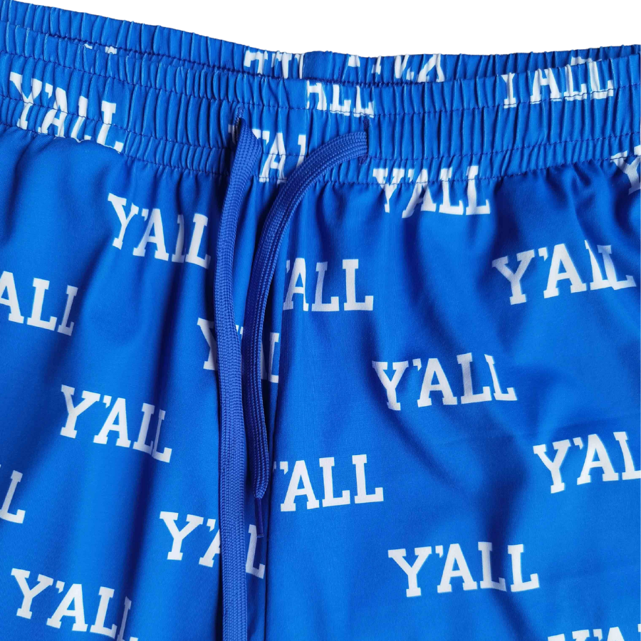 Y'ALL Pajama Bottoms (Blue)