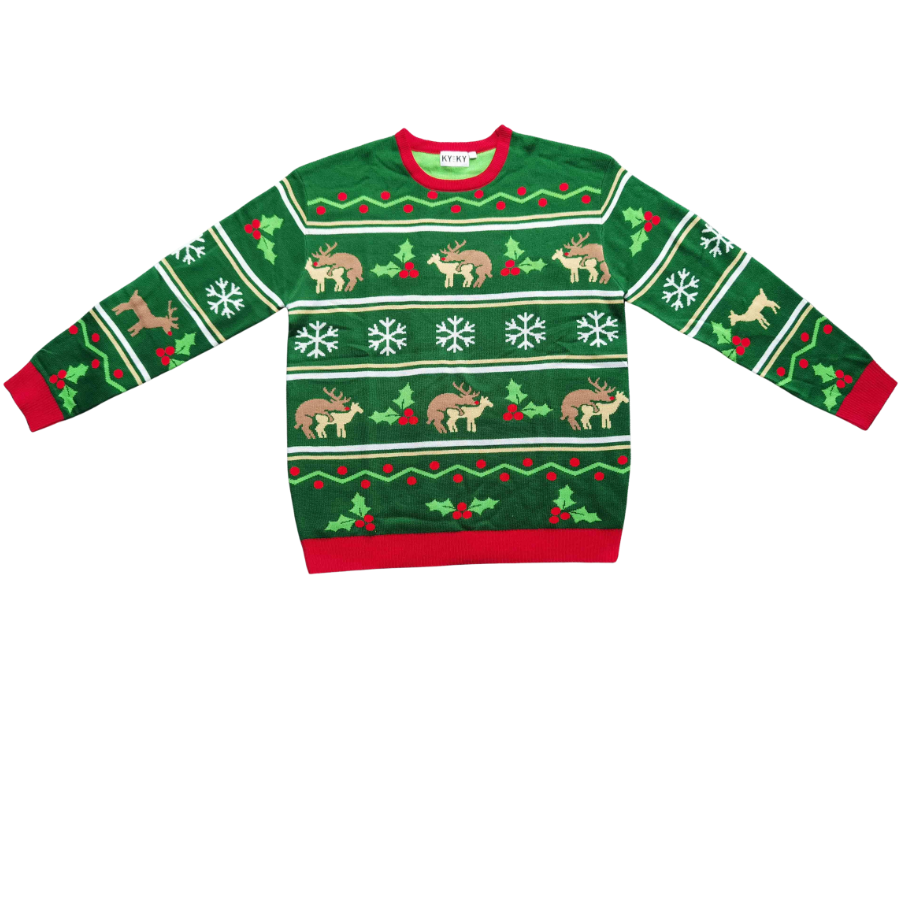 Reindeer Humping Christmas Sweater