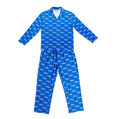 Y'ALL Pajama Set (Blue)
