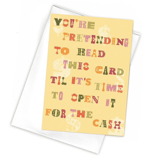 You're Pretending To Greeting Card