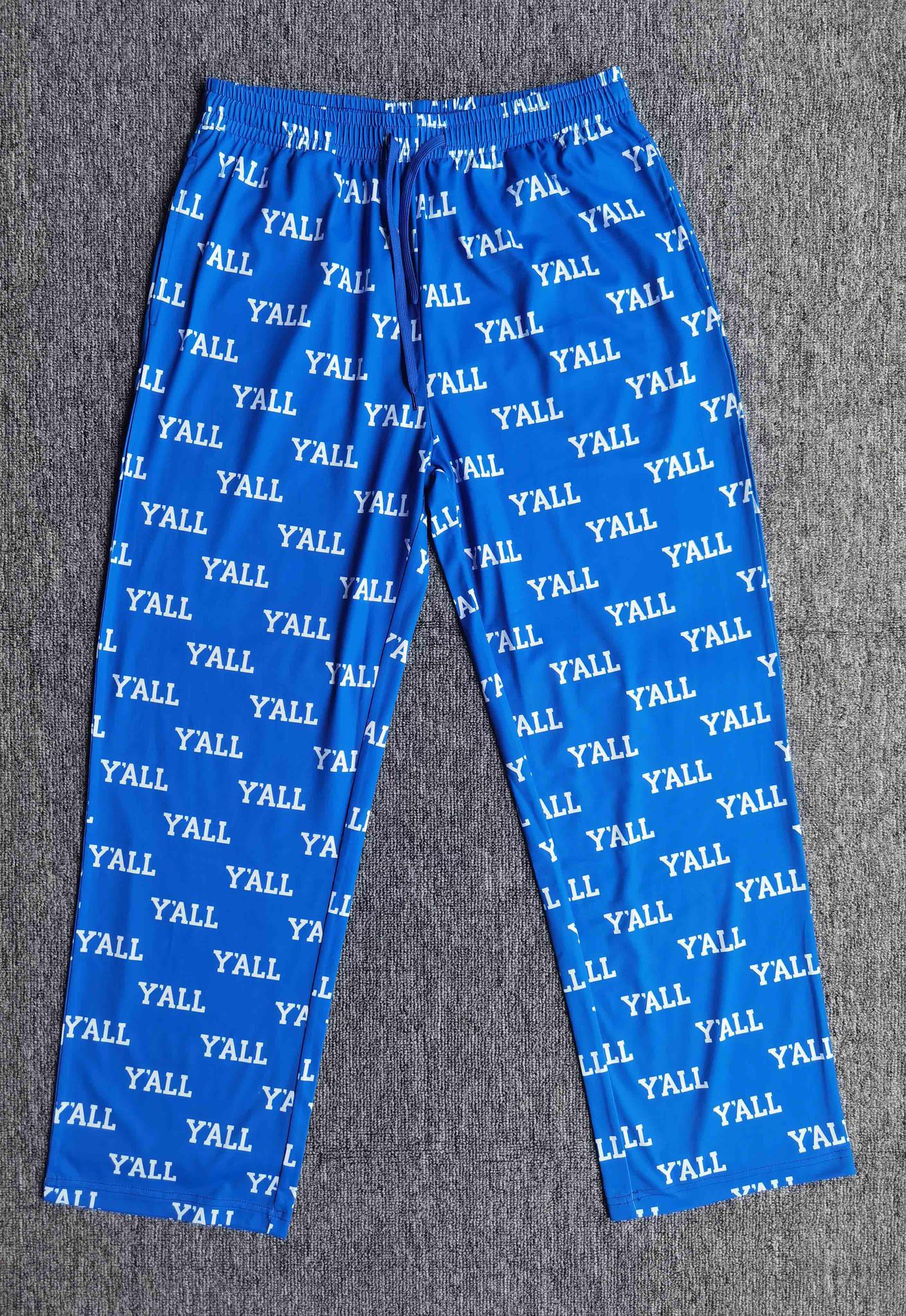 Y'ALL Pajama Set (Blue)