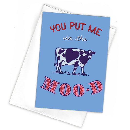 In the Moo-d Greeting Card