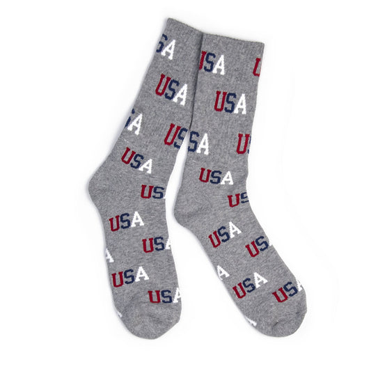 USA Socks (Grey)