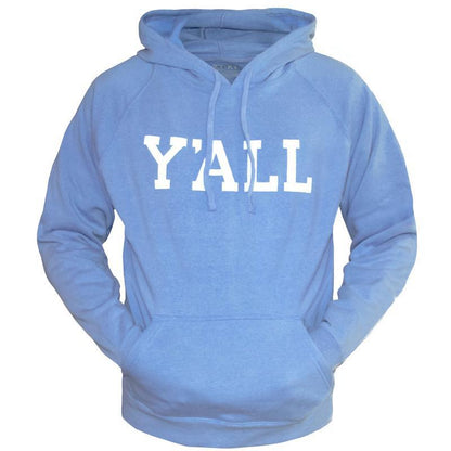 Y'ALL Hoodie (Lt. Blue & White)