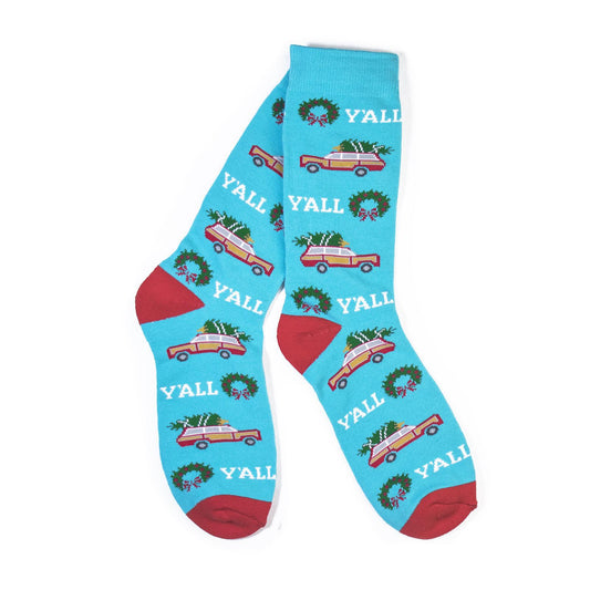 Y'alliday Socks (TEAL)