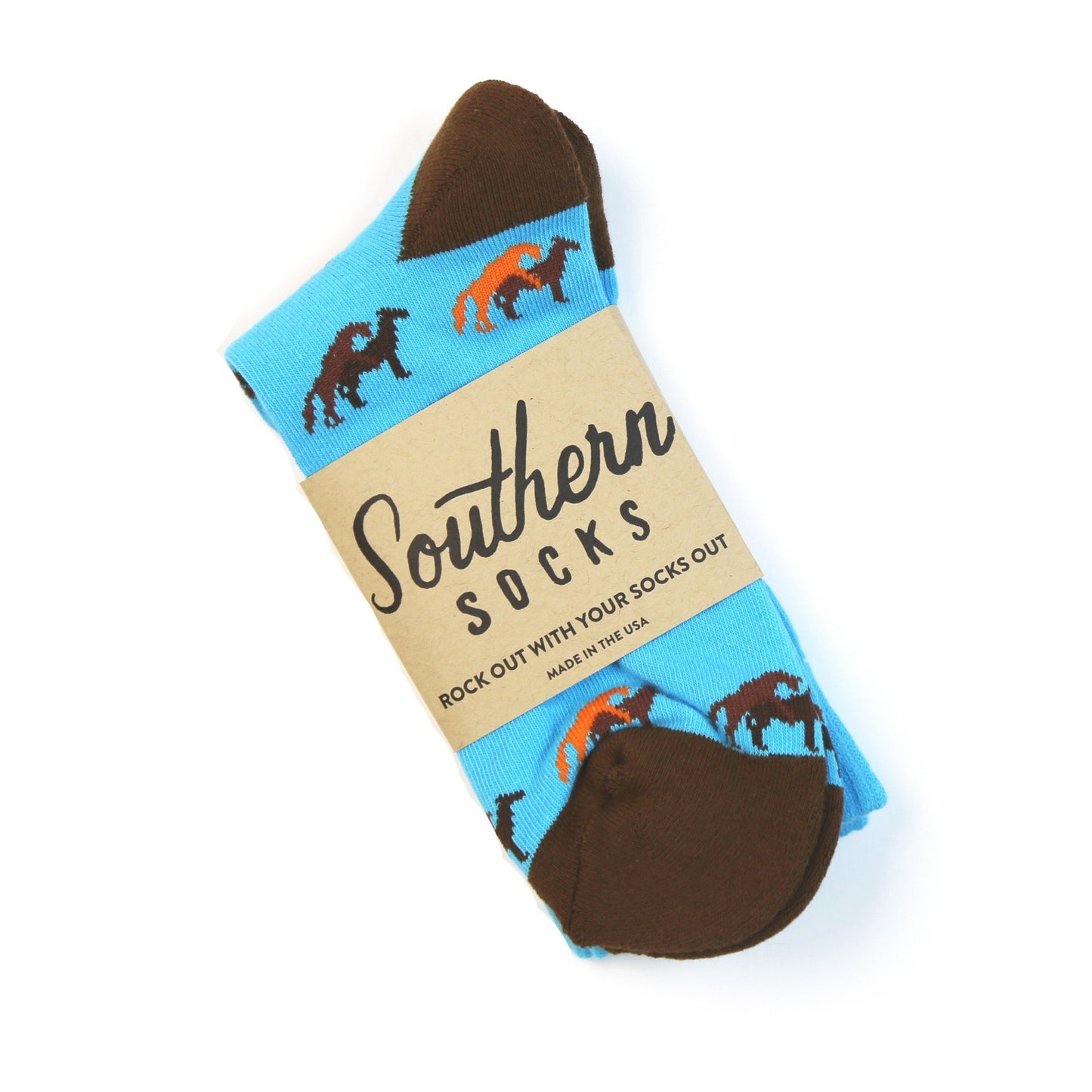 Horse Humping Socks (Blue)