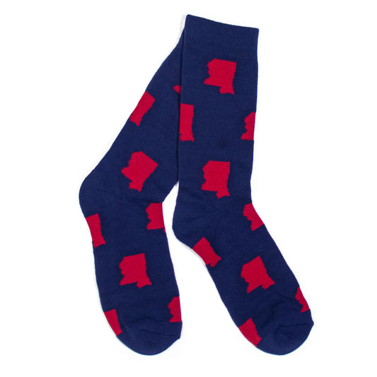 MS Shape Socks (Navy)