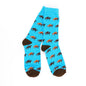 Horse Humping Socks (Blue)