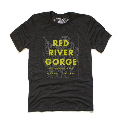 Red River Gorge Topo T-Shirt