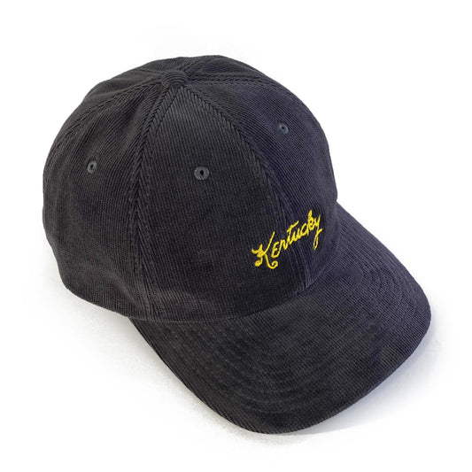 Kentucky Corduroy Dad Hat (Dark Grey)