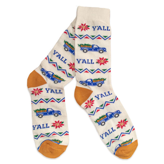 Y'alliday Truck Socks (Beige)