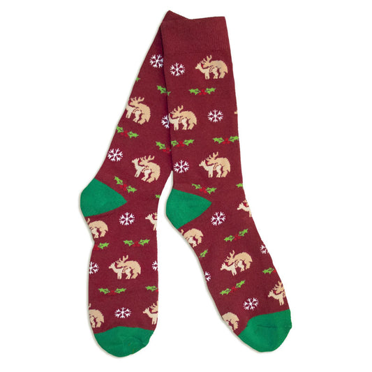 Reindeer Humping Socks