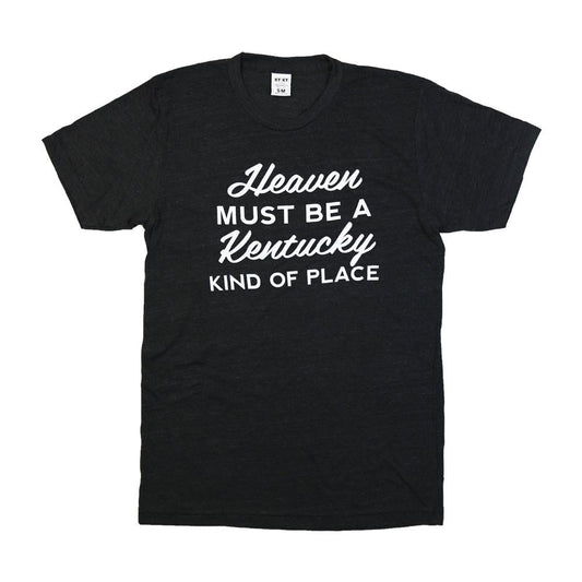 Heaven Must Be A Kentucky Kind of Place T-Shirt (Black)