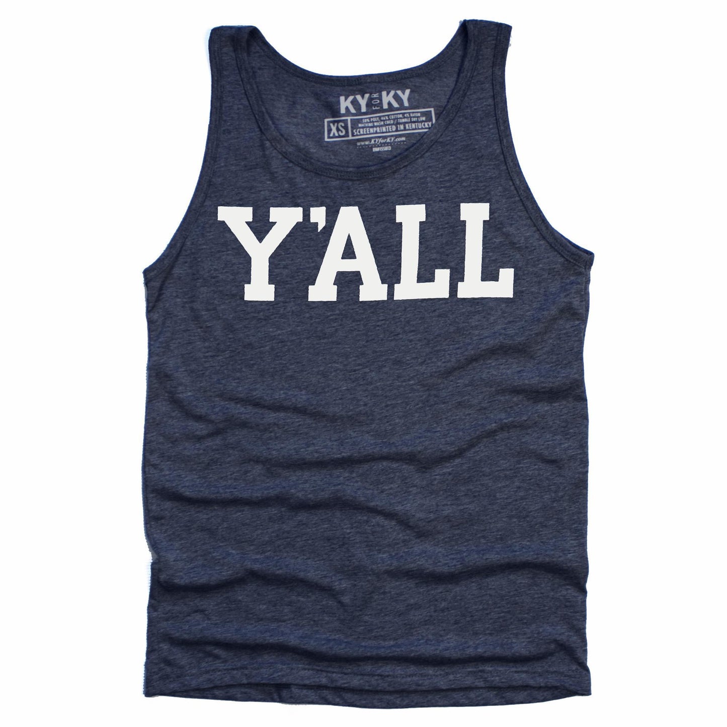 Y'ALL Tank Top (Navy)