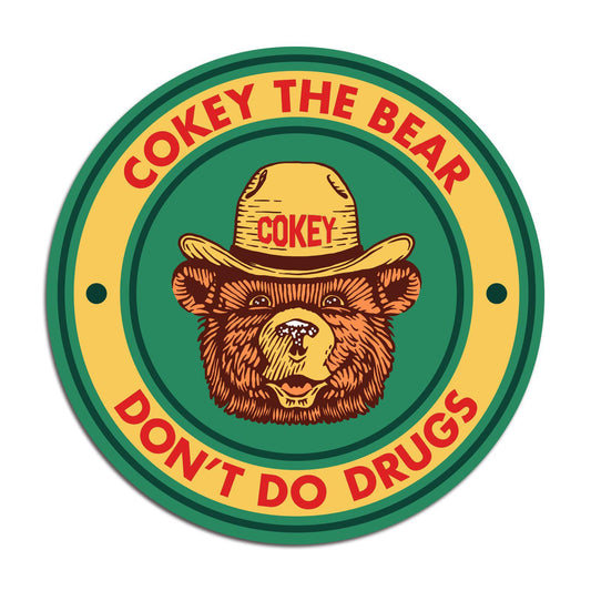 Cokey The Bear Sticker