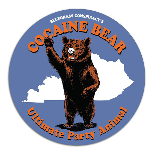 Cocaine Bear Sticker